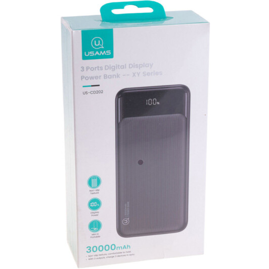 Повербанк Usams US-CD202 30000 mAh 10 Вт