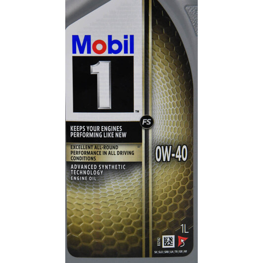 Масло Mobil 1 FS 0W-40 1 л на Mitsubishi Pajero
