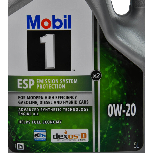 Масло Mobil 1 ESP X2 0W-20 5 л на Mitsubishi Pajero