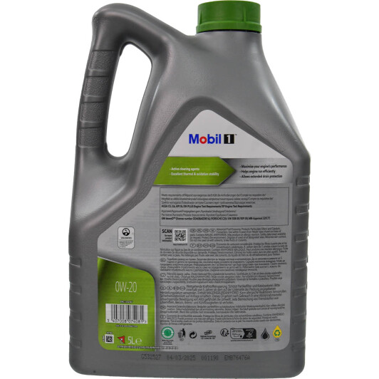 Масло Mobil 1 ESP X2 0W-20 5 л на Mitsubishi Pajero