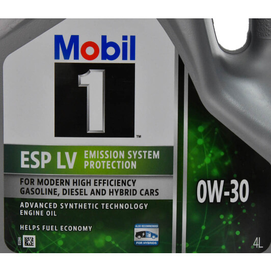 Масло Mobil 1 ESP LV 0W-30 4 л на Mitsubishi Pajero
