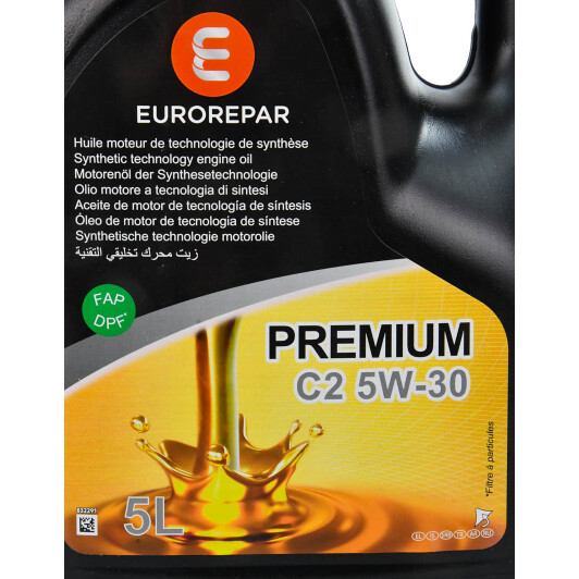Масло Eurorepar Premium C2 5W-30 5 л на Isuzu Rodeo