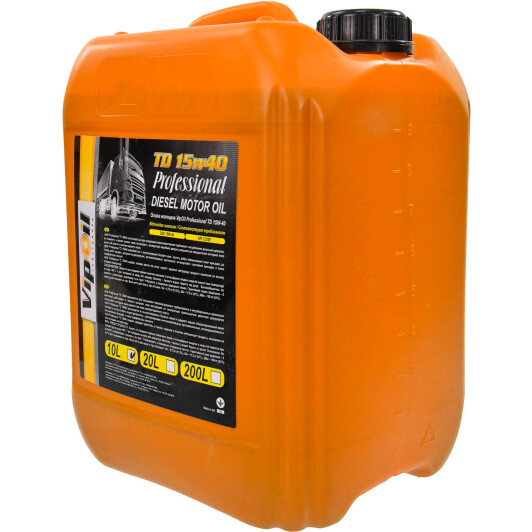 Масло VIPOIL Professional TD 15W-40 10 л на Isuzu Rodeo