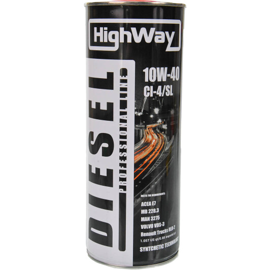 Масло HighWay Professional 10W-40 на Porsche Cayenne