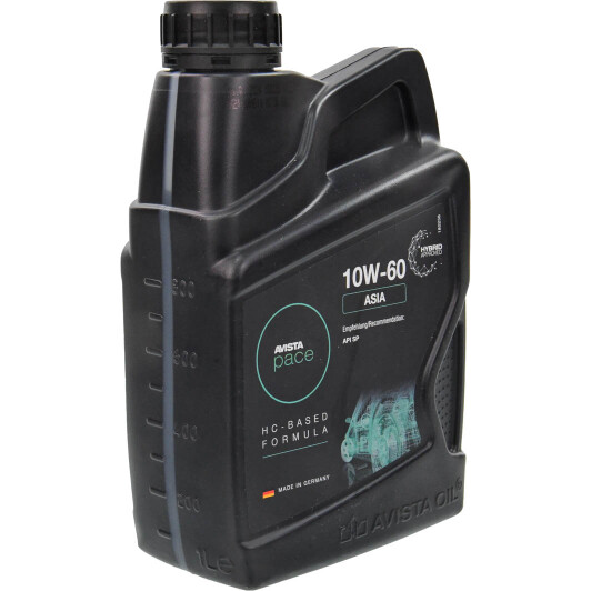 Масло AVISTA Pace Asia 10W-60 на Porsche Cayenne