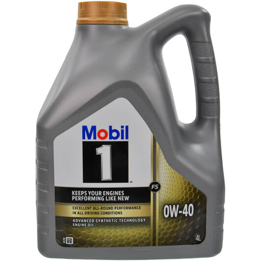 Масло Mobil 1 FS 0W-40 4 л на Mitsubishi Pajero