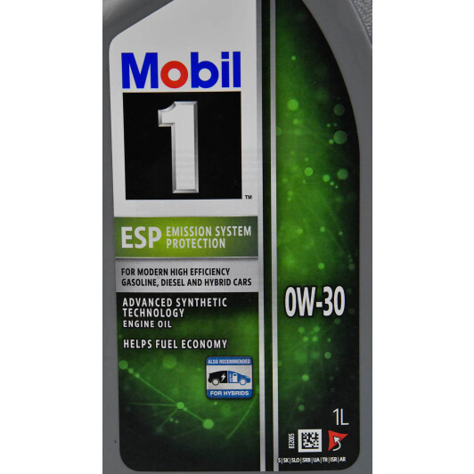 Масло Mobil 1 ESP 0W-30 1 л на Isuzu Rodeo