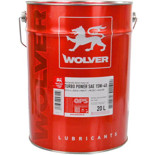 Масло Wolver Turbo Power 15W-40 на Mitsubishi Pajero