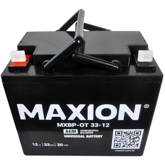 Акумулятор для дбж Maxion MXBPOT3312 33 Аг 12 В
