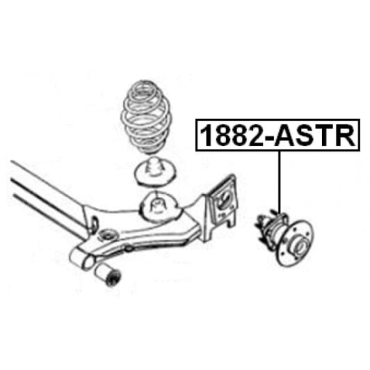 Ступица колеса Febest 1882-ASTR