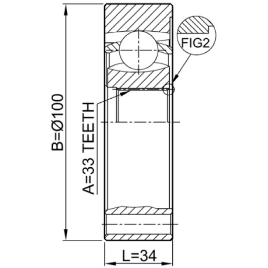ШРУС Febest 2311-5021