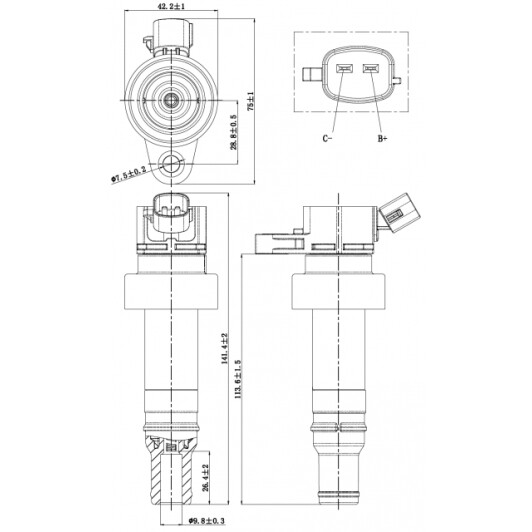 Катушка зажигания Febest 12640009