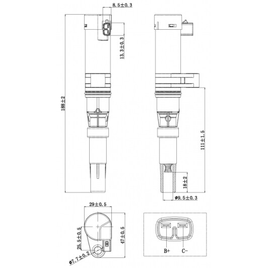 Катушка зажигания Febest 24640001
