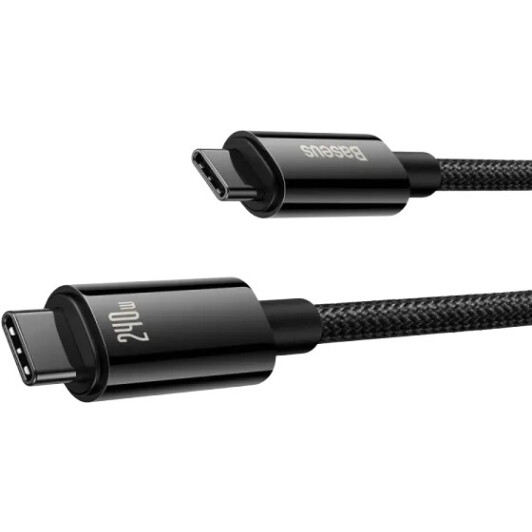 Кабель Baseus Tungsten Gold CAWJ040201 type-C - type-C 2 м