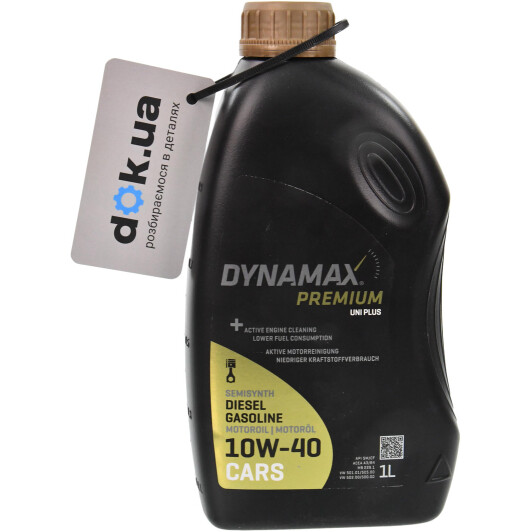 Олива Dynamax Premium Uni Plus 10W-40 1 л на Porsche Cayenne