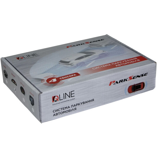 Парктронік QLine ParkSense Style 4 з білими датчиками 4 шт.