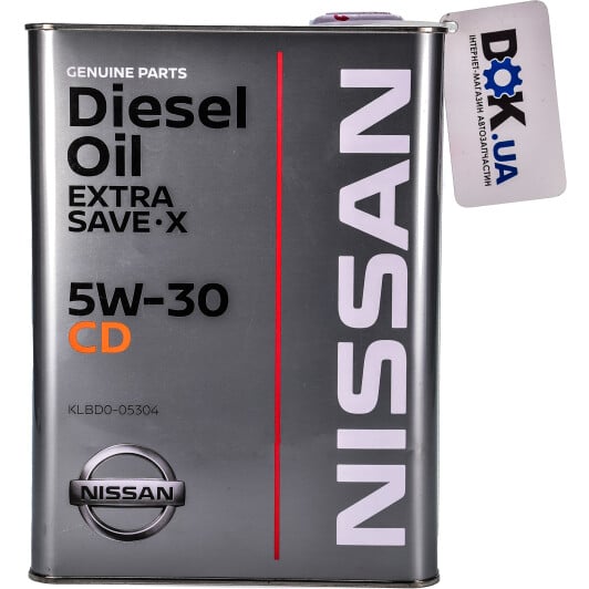 Моторна олива Nissan Extra Save-X 5W-30 4 л на Peugeot 108