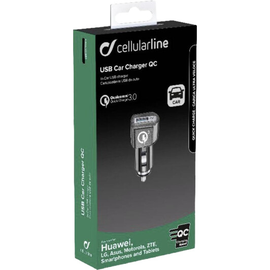 Usb зарядка в авто CellularLine CBRHUUSBQCK