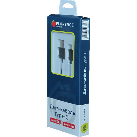 Кабель Florence FL2200KT USB - USB type-C 1 м