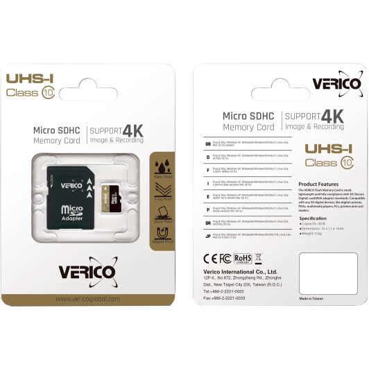 Карта памяти Verico microSDHC 32 ГБ