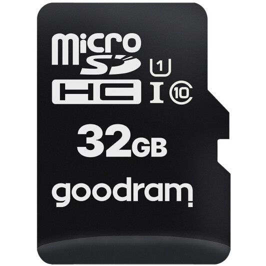 Карта памяти Goodram ﻿Single Pack microSDHC 32 ГБ