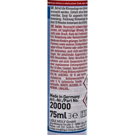 Очиститель кондиционера Liqui Moly Klima Refresh свежесть спрей