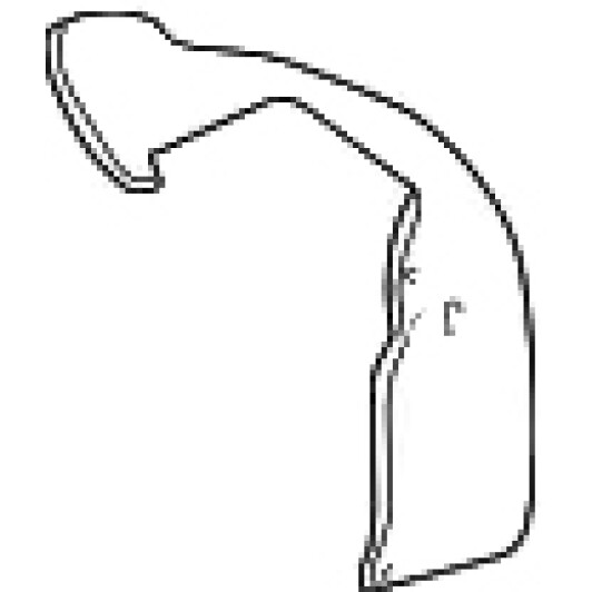 1C0821087F VAG Крыло переднее для Volkswagen NEW Beetle