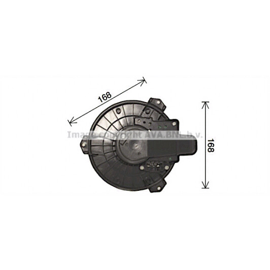 Вентилятор салона AVA Quality Cooling TO8751 для Lexus RX