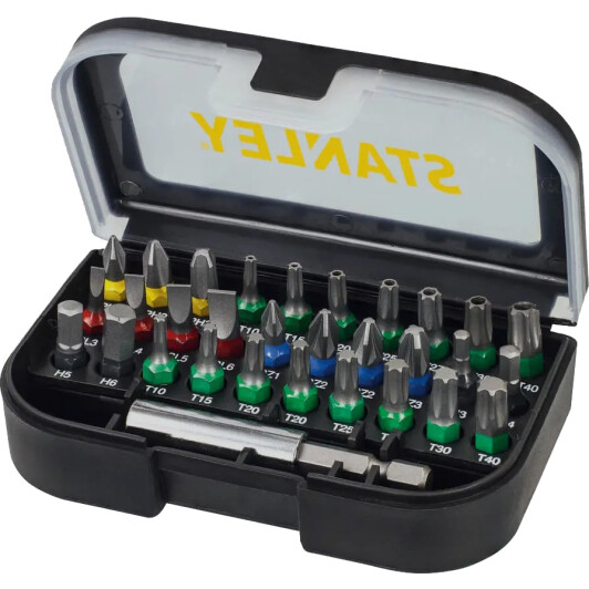 Набор бит с держателем Stanley STA60490 30 шт.