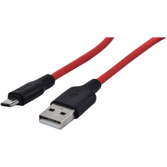 Кабель Hoco X21 X21MICROBLACKRED USB - Micro USB 1 м