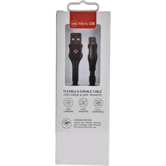 Кабель Intaleo 1283126495632 USB - Micro USB 0,2 м