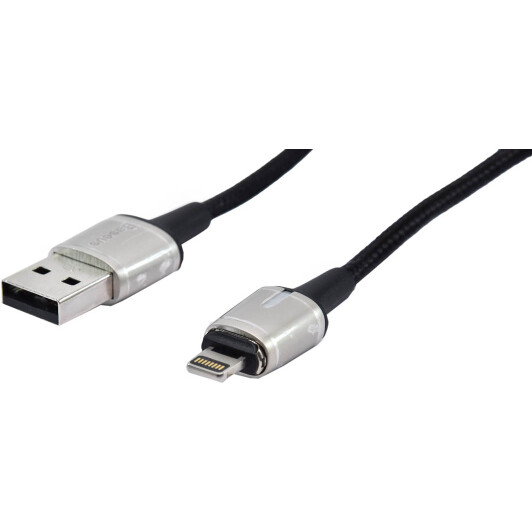 Кабель 3 в 1 Baseus USB - Apple Lightning - type-C - Micro USB Zinc Magnetic TZCAXC-B01 2 м