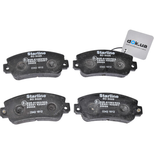 BDS026 Starline Тормозные колодки