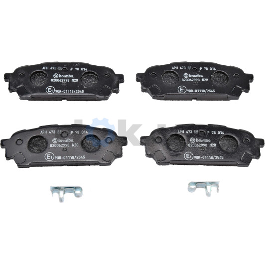 Тормозные колодки Brembo P 78 014