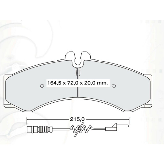 Тормозные колодки DAfmi D146EI