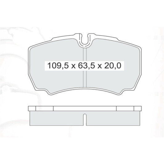 Тормозные колодки DAfmi D281E