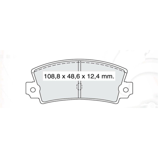 D960E DAfmi Тормозные колодки