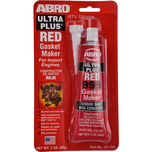 ABRO Ultra Plus 999 красный формирователь прокладок