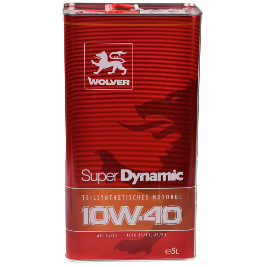 Моторна олива Wolver Super Dynamic 10W-40 5 л на Daewoo Lacetti