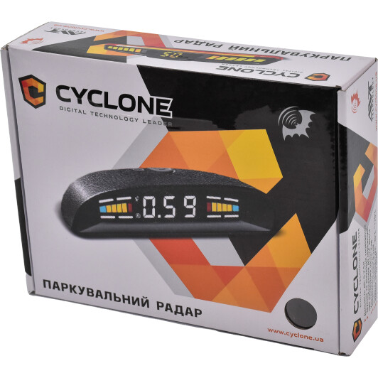 Парктронік Cyclone SJ-4D сріблясті датчики 4 шт.