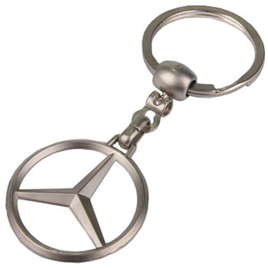 Брелок AutoTechteile с логотипом Mercedes-Benz серый MB2