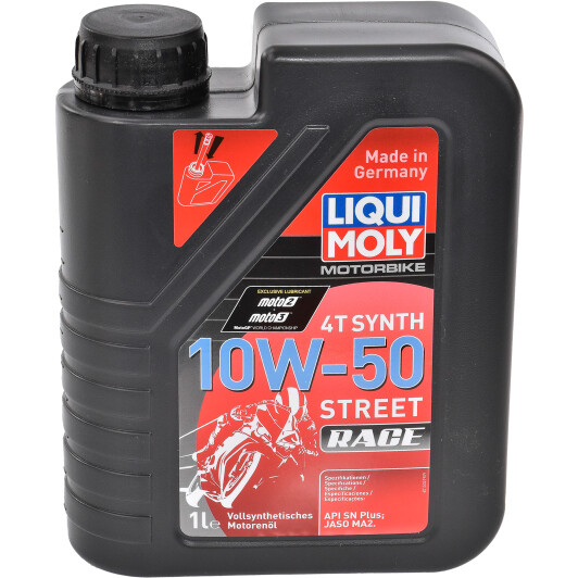 Liqui Moly Motorbike Street Race 10W-50, 1 л (3982) моторное масло 4T 1 л