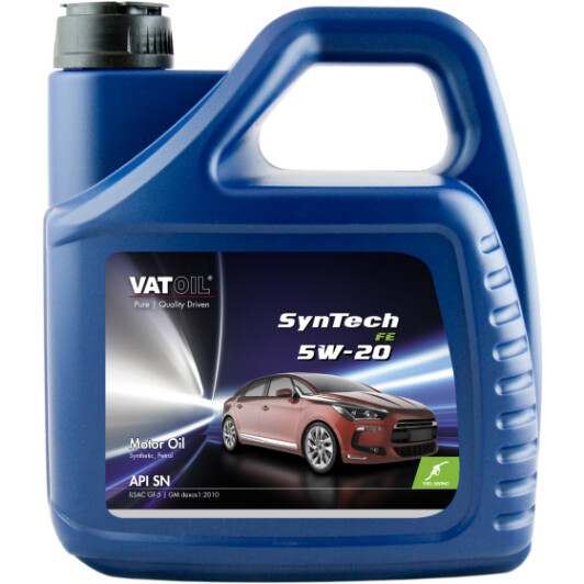 Моторна олива VatOil SynTech FE 5W-20 4 л на Citroen DS4