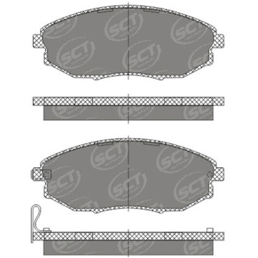 Тормозные колодки SCT Germany SP 669