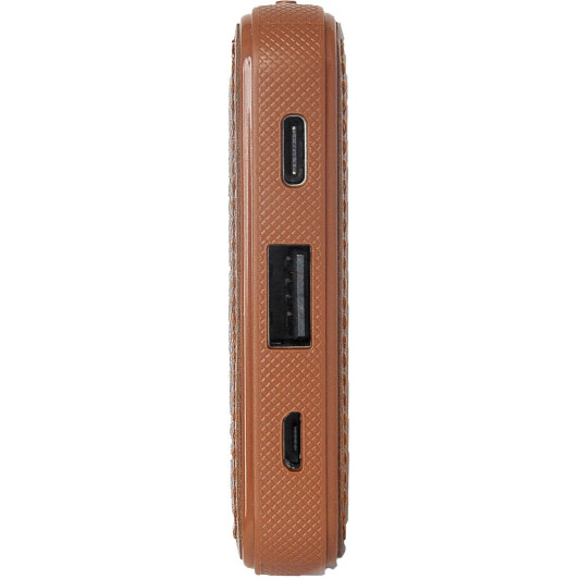 Повербанк Florence Leather 10000 mAh коричневый