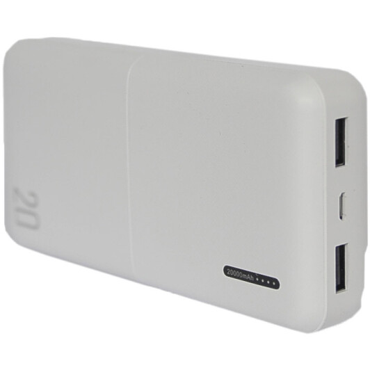 Повербанк Florence T-Win 20000 mAh белый