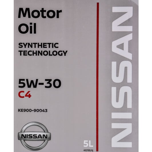 Моторное масло Nissan C4 5W-30 для Citroen C6 5 л на Citroen C6