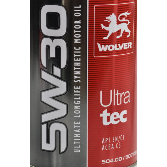 Моторное масло Wolver UltraTec 5W-30 1 л на Kia Pride
