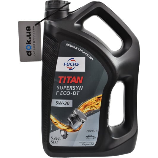 Моторное масло Fuchs Titan Supersyn F-Eco DT 5W-30 5 л на Citroen Xantia