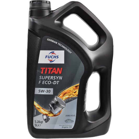 Моторное масло Fuchs Titan Supersyn F-Eco DT 5W-30 5 л на Citroen DS4